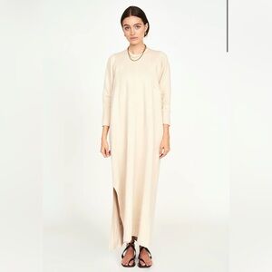 CURACAO LOUNGE DRESS IN DOVE